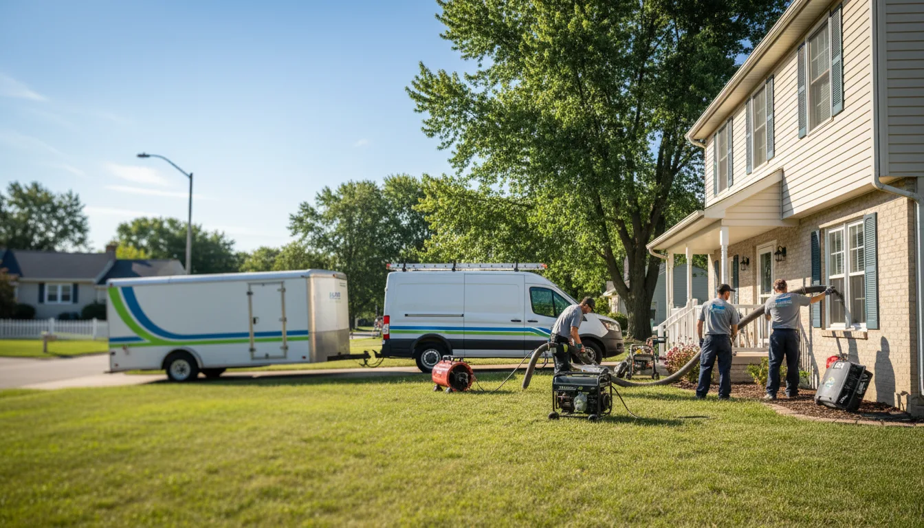 Flooded Basement Restoration And Cleanup With Repair in Tonica, IL near me